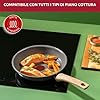 Lagostina Vivissima, Padella Antiaderente 32 cm con Manico Lungo, Rivestimento in Ceramica, Riscaldamento Rapido e Cottura Uniforme, Adatto a Tutte le Fonti di Calore Inclusa Induzione