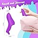 G Spot Finger Vibrator, PALOQUETH Personal Vibrator Clitoris Massager Sex Toy for Couples with 9 Powerful Vibration Textured Head for Intense Stimulation, Waterproof Wireless Remote Rechargeable
