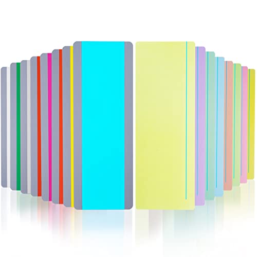 16 Pieces Reading Guide Strips With 2 Styles Highlight Bookmarks Reading Ruler Reading Tracking Colored Overlays Strips Assorted Colors Helps With Dyslexia #TOP3