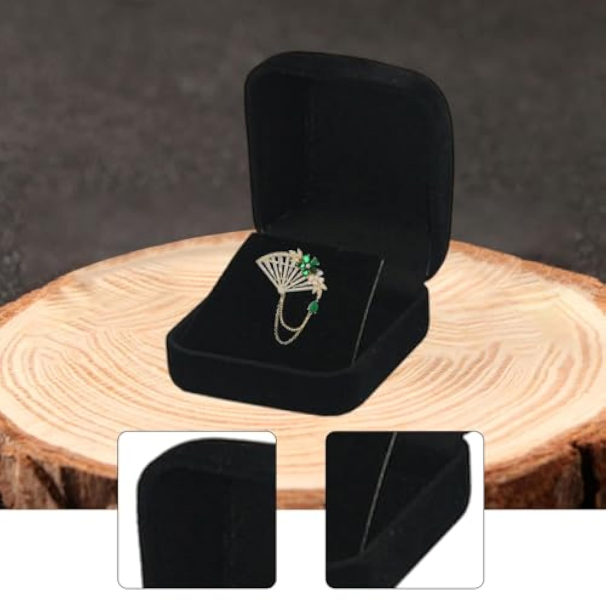 Velvet Badge Display Box for Lapel Pins and Badges