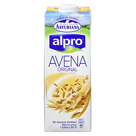 Central Lechera Asturiana Bebida de Avena - Paquete de 6 x 1000 ml - Total 6000 ml