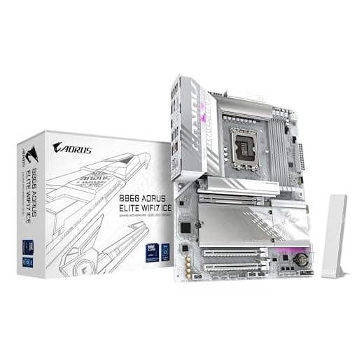 GIGABYTE Placa mãe B860 AORUS Elite WIFI7 ICE Intel Core Ultra (Série 2) LGA 1851, ATX, DDR5, 3X M.2, PCIe 5.0, USB-C, WIFI7, LAN 2,5GbE, EZ-Latch