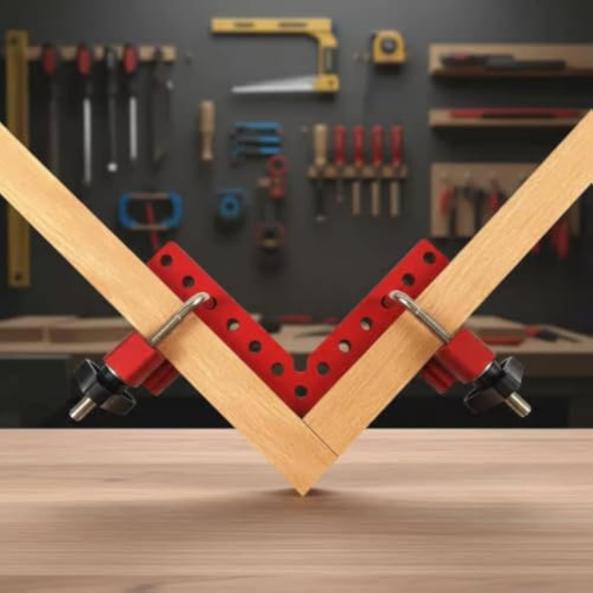Metric and Imperial Scale Aluminum Alloy Angle Clamp