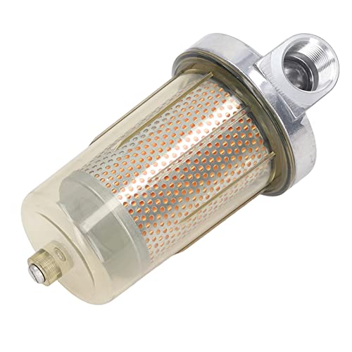 Filtre à carburant transparent en acier allié de 30 microns pour pompe essence 25 Gpm