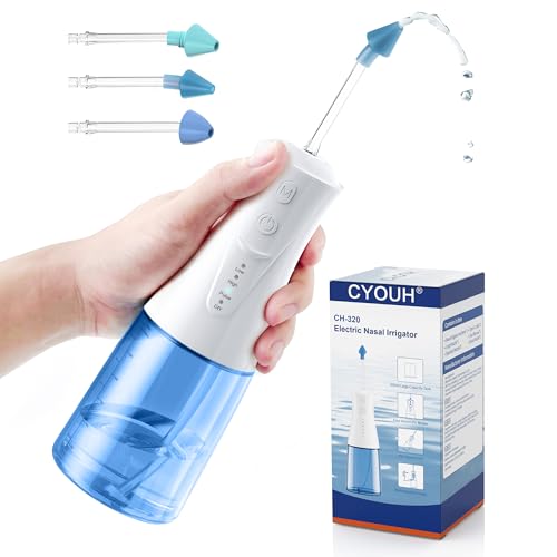 Nasal Irrigation System, 300ml, Sinus Rinse Machine (Royal Blue)