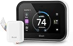 LEVOIT Smart Thermostat for Home, WiFi Programmable Digital Thermostat, Works with Alexa and Smart Sensor, Energy Saving, Large Touch Screen, C-Wire Adapter Included, DIY Install, Aura 400S, White