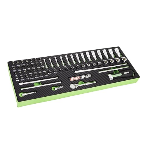 OEMTOOLS 23997 Mechanic's Set (64 Piece 1/4 in. Drive), 1 Pack