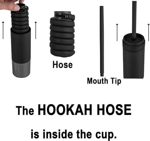 بندانگشتی Portable Cup Hookah Set With Accessories - Great for Car Travel