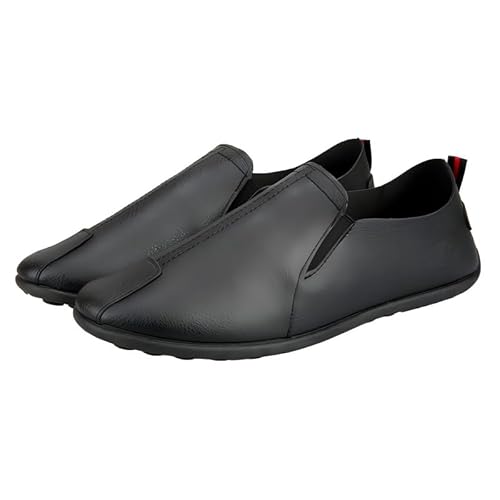 Men PU Leather Loafers Slip On Casual Driving Shoes Fashion