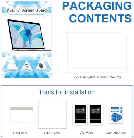 ProElife 2-Pack Screen Protector for 2026 New MacBook Neo 13 inch with Apple A18Pro Chip/A3404 Anti Scratch Accessories 5H Hardness Protective Shield Film for MacBook Neo 13'' (High Definition) - 2