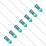 Chanzon 100pcs 47K Ω ohm Resistor 1/4W (0.25W) Metal Film Fixed Resistor 0.01 ±1% Tolerance 47KR MF