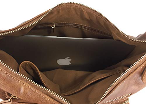 Image of Concealed Carry Hobo Bag Locking Crossbody Bag with Built-in Credit Card Slots