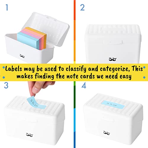 Mr. Pen- Index Card Holder, 2 Pack, 3x5 Index Card Box, Note Card Holder, Flash Card Organizer