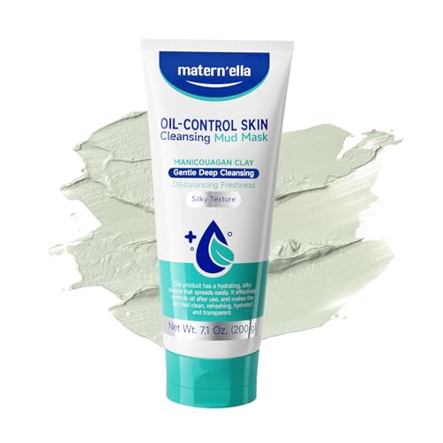 MATERN'ELLA Mud Mask | Pore Purifying Oil-Control Manicouagan Clay Formula