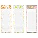 Juvale Magnetic Note Pads for Fridge - 6-Pack, 3.5 x 9 in, Floral Designs - Grocery List Notepad & To Do List Pad - Full Magnetic Backing