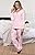 PajamaGram Soft Fleece Pajamas Women - Cozy Pajamas for Women, Pink