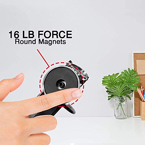 Magnetic 3 Ring Binder Locking Mechanism, 1" D Shaped Rings, 25 Pack- For Hanging 8.5" X 11" Size Sheets Of Paper, 50 Sheet Protectors Included #TOP2