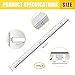Adjustable Shelf Bracket 40 Inch 8 Pack Silver Shelf Pilaster Strips Shelf Rail Shelf Track Adjustable Wall Shelves Shelf Standards and Supports for Cabinet Closet Organization