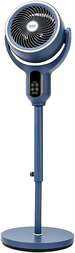 Oscillating Pedestal Fan, Quiet Standing Fan with 6 Speeds, Remote, 12H Timer, 83-108cm Adjustable Height, Floor Fan for Home Office [Energy Class A]