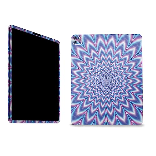 Image of MightySkins Carbon Fiber Skin Compatible With Apple iPad Pro 12.9 inch M2 6th Gen (2022) Full Wrap Kit - Jitter Illusion | Protective Durable Textured Carbon Fiber Finish | Easy To Apply | Made in the USA