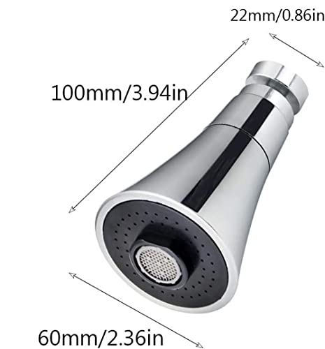 Image of Kitchen Faucet Head Replacement, Kitchen Sink Faucet Parts, Pull Down Faucet Sprayer Head Nozzle, Stream Spray and Pause Mode Can Rotate 360(Faucet Head, Set of 2)