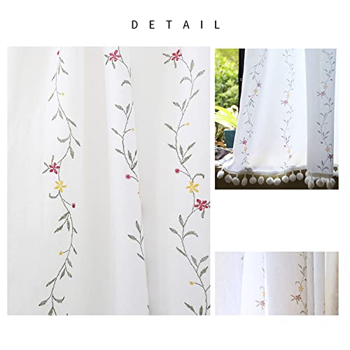 Cortinas cortas florales que decoran tus ventanas pequeñas y resguardan tus gabinetes 4