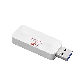 2022 AC1300 USB WiFi Adapter- 2.4G/5G Dual Band Wireless Network Adapter for PC Desktop, MU-MIMO WiFi Dongle, USB 3.0, Supports Windows 11, 10, 8.1, 8, 7, XP?Vista?Works with Any Router