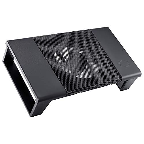 Image of Cooler Master NotePal Connect Stand Network Devices Cooling Solution, Metal Mesh, SickleFlow 120 Reverse Edition Fan, and USB Connectivity