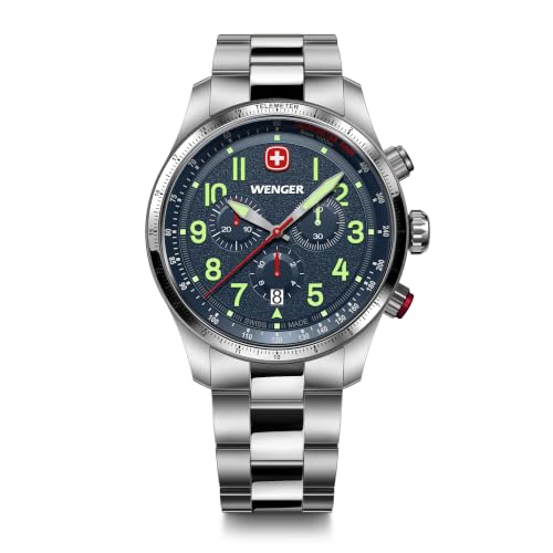 WENGER(ウェンガー) 腕時計 TERRAGRAPH CHRONO ブルー 01.0543.112 [国内正規品 スイス製] (B0F4K9Y6QB) Amazon価格推移・価格追跡