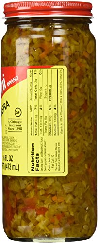 Marconi Medium Giardiniera Relish, 16 Ounce #TOP1