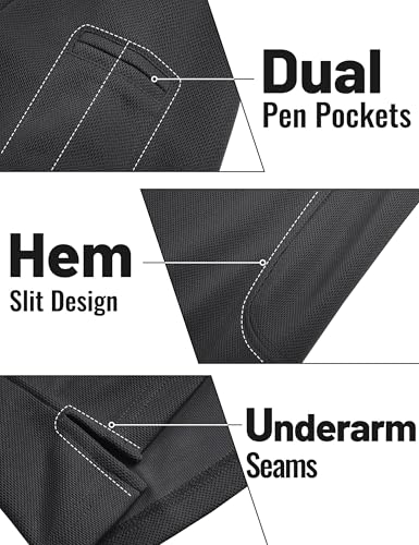 TACVASEN Men's Long Sleeve Polo Shirt Quick Dry Tactical Performance Golf Collared Work Casual Moisture Wicking Shirts3