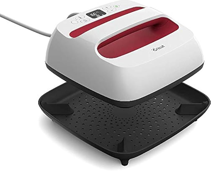 Cricut EasyPress 2 | 22.8cm x 22.8cm (9" x 9"), 22.5cm x 22.5cm, Raspberry