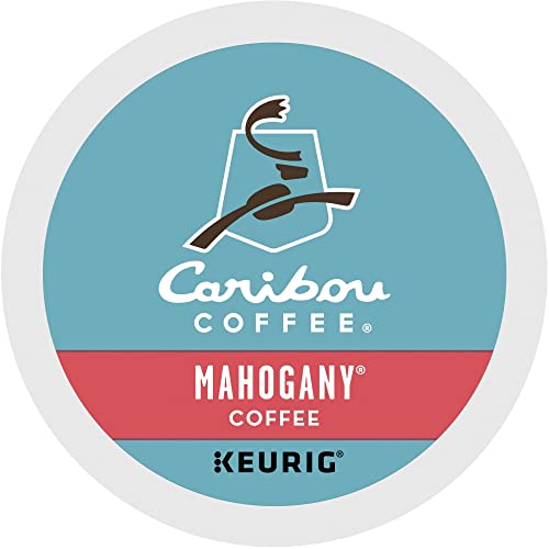 Caribou Coffee Mahogany, Single-Serve Keurig K-Cup Pods, Dark Roast Coffee, 24 Count #TOP1