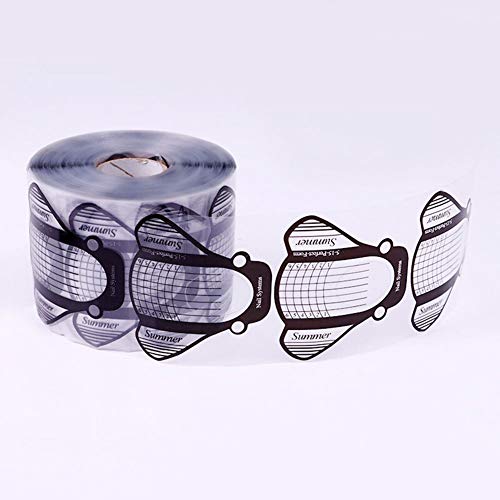 WOIWO Nail Tool Paper Holder 1 Piece Set (100Pcs) Bee Shape Paper Holder French UV Adhesive Plastic Paper Holder Extension Adhesive Model