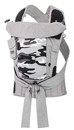 Bondolino Plus babydrager inclusief bindinstructies, Slim-fit camouflage grijs - Image 3