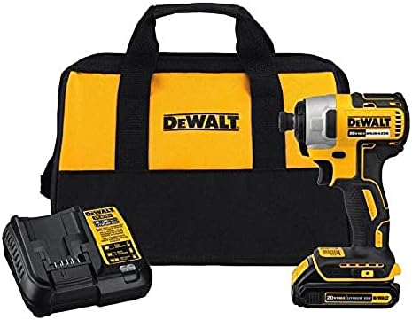 DEWALT 20V MAX Impact Driver, Cordless, Brushless Motor, Storage Bag and Battery Included (DCF787C1)