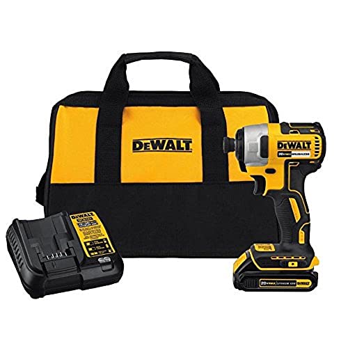 Dewalt 20V Max Impact Driver, Cordless, Brushless Motor, Storage Bag And Battery Included (Dcf787C1) #TOP25