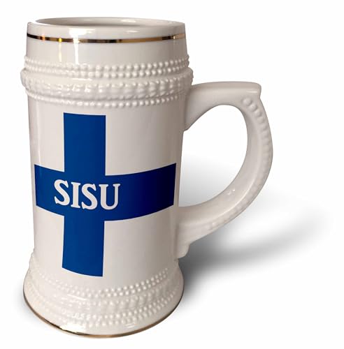 Taza de cerámica blanca 22 oz con diseño Finlandia miniatura 1