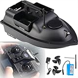 ylpddmm RC Bait Boat,Barco de Cebo de Pesca teledirigido por radiocontrol,Barco de forraje, baitboat buscador de Peces,12000Mah,Mando a Distancia 500M