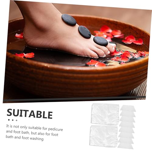 FRCOLOR 80 fundas desechables para spa de pies miniatura 6