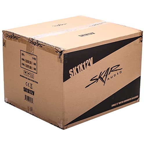 Image of Skar Audio SK1X12V Single 12 inch Universal Fit Ported Subwoofer Enclosure