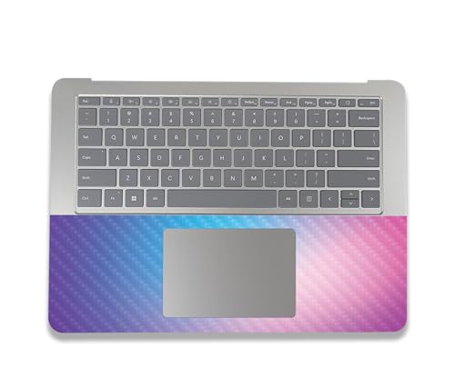 Image of MightySkins Carbon Fiber Skin Compatible with Microsoft Surface Laptop Studio 2 (2023) Full Wrap Kit - Royal Haze | Protective, Durable Textured Carbon Fiber Finish | Easy to Apply | Made in The USA