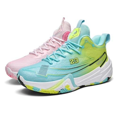 Men Basketball Shoes Anti Slip Breathable Fashionable Outdoor Sports Shoes Training Shoes