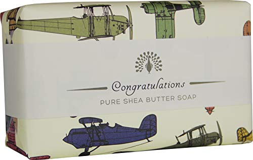 The English Soap Company, Occasions Shea Butter Soap, Congratulations -Sandalwood, 200g