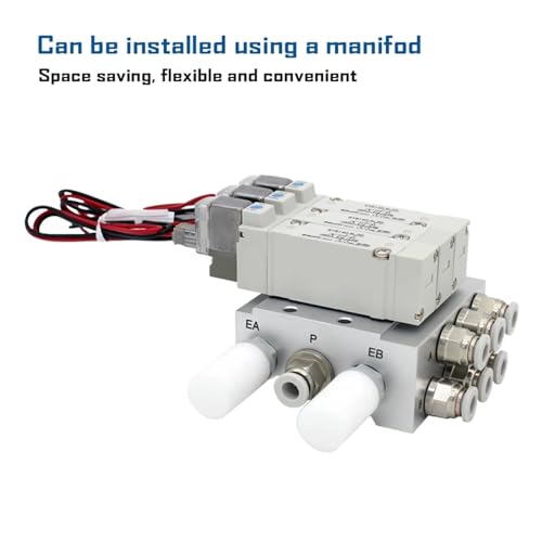 Électrovanne 5 ports à commutation rapide série SY5140-5LZD robuste