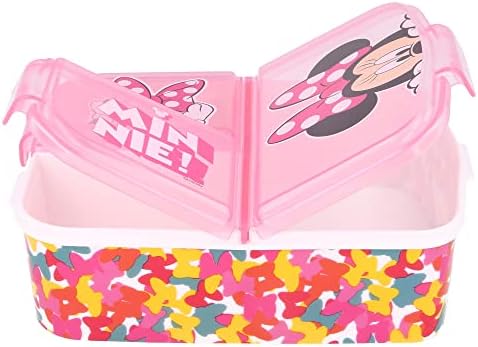 Stor |Multi Compartment Sandwich Box Minnie So Edgy Bows