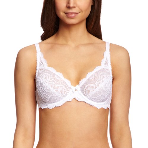 Preisvergleich Produktbild playtex Damen Flower Lace Underwired BH, Weiß,75B