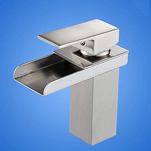 Robinet de lavabo cascade en cuivre pur pour éliminer les éclaboussures