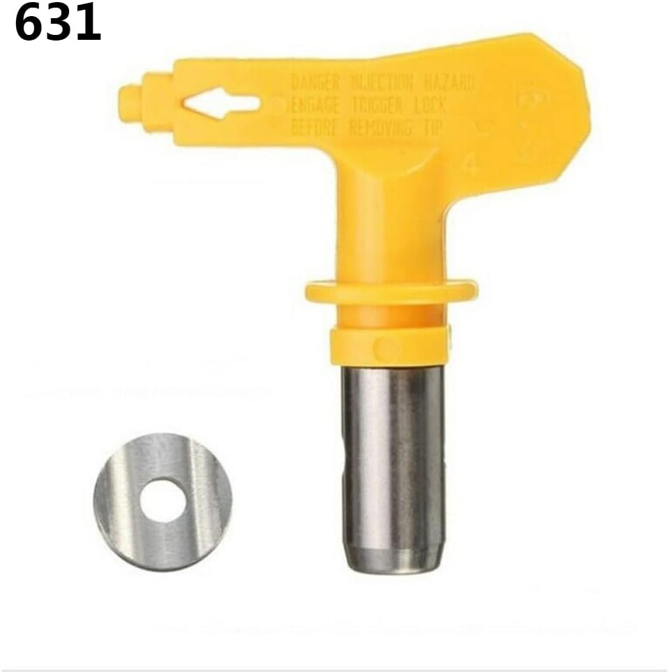 1Pc 5/6Series Airless Spray Tip Nozzle Spray Gun Paint Sprayer Seal Nozzle for Putty Coating Paint Sprayer Tool 517-629 Airbrush Tip (Color : 631)