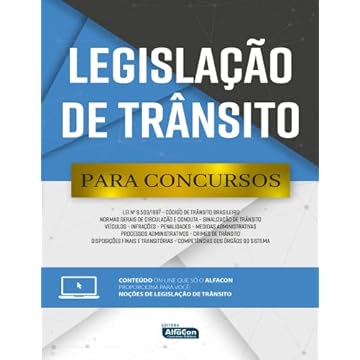 Capa do livro Para Concursos - Legislação de Trânsito